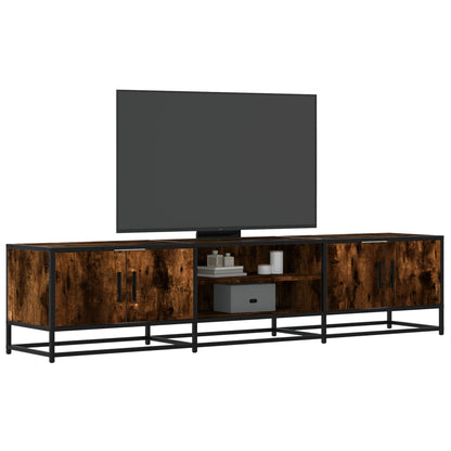 Mobile Porta TV Rovere Fumo 180x35x41 cm in Truciolato - homemem39