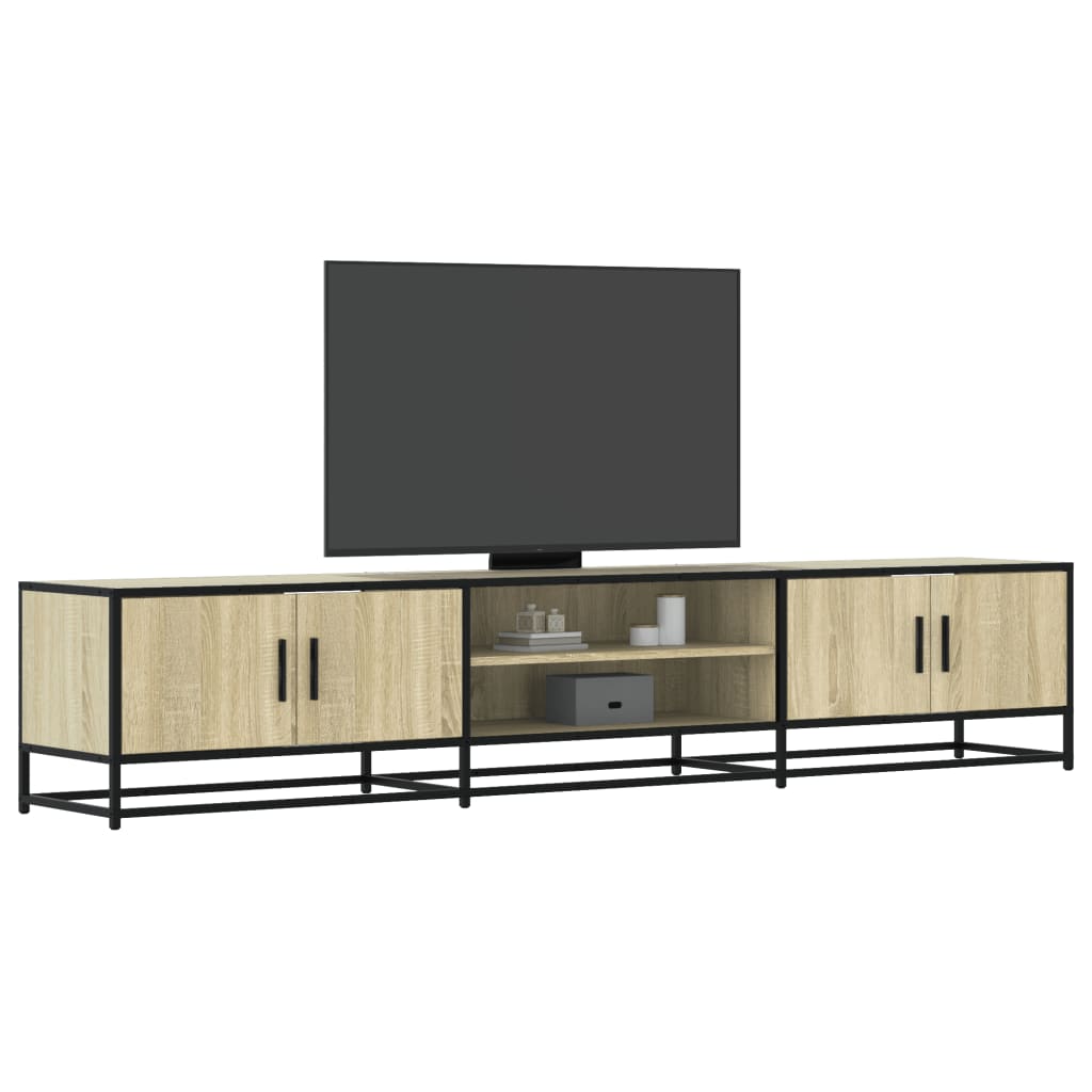 Mobile per TV Rovere Sonoma 210x35x41 cm in Truciolato