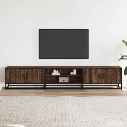 Mobile TV Rovere Marrone 210x35x41 cm in Truciolato