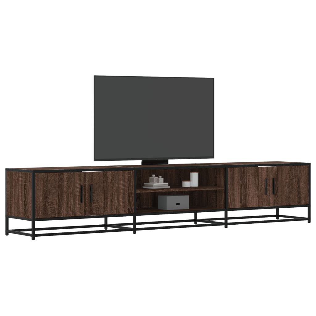 Mobile TV Rovere Marrone 210x35x41 cm in Truciolato