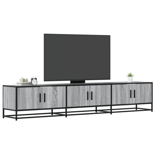 Mobile Porta TV Grigio Sonoma 210x35x41 cm in Truciolato