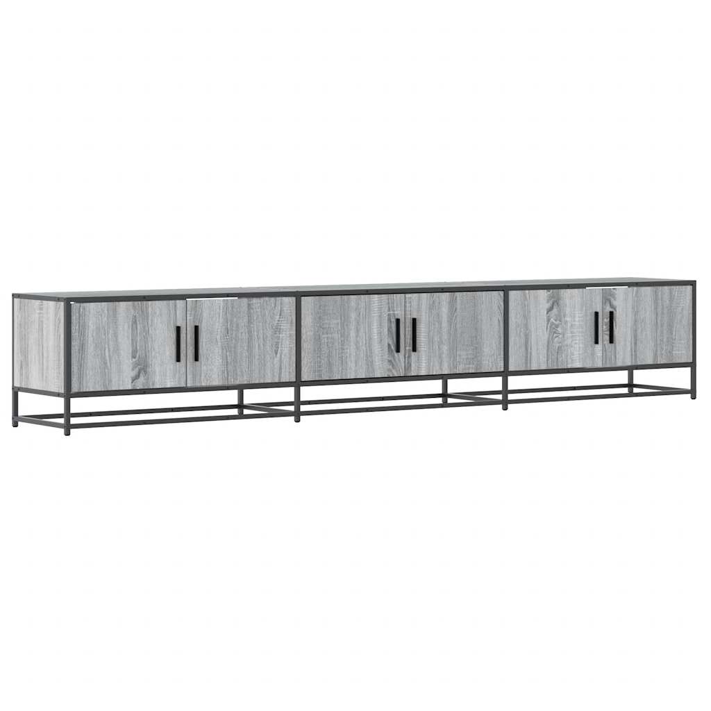 Mobile TV Grigio Sonoma 240x35x41 cm in Legno Multistrato