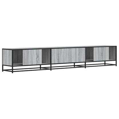 Mobile TV Grigio Sonoma 240x35x41 cm in Legno Multistrato