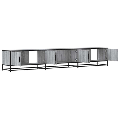 Mobile TV Grigio Sonoma 240x35x41 cm in Legno Multistrato