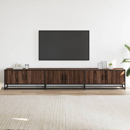 Mobile TV Rovere Marrone 240x35x41 cm in Legno Multistrato