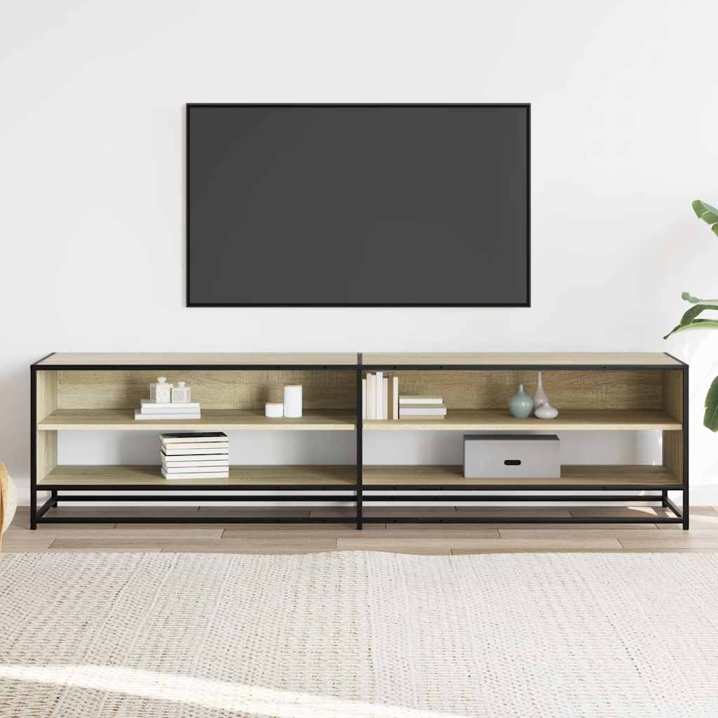 Mobile Porta TV Rovere Sonoma 180,5x40x46 cm in Truciolato