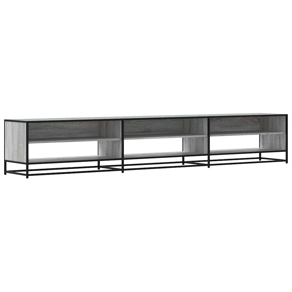 Mobile Porta TV Grigio Sonoma 270x40x46 cm in Truciolato - homemem39