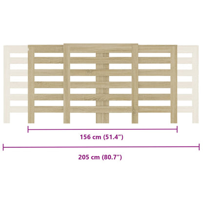 Copertura Termosifone Rovere Sonoma 205x21,5x83,5cm Multistrato - homemem39