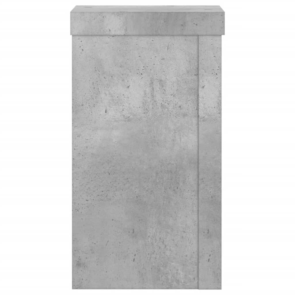 Supporti per Piante 2 pz Grigio 10x10x18 cm Legno Multistrato - homemem39