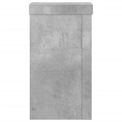 Supporti per Piante 2 pz Grigio 10x10x18 cm Legno Multistrato - homemem39