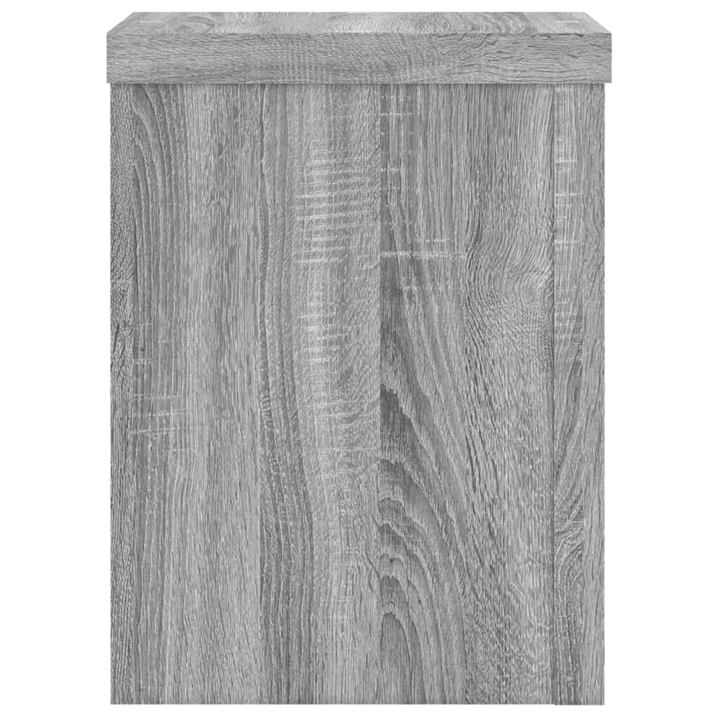 Supporti per Piante 2 pz Grigio 15x15x20 cm in Multistrato - homemem39