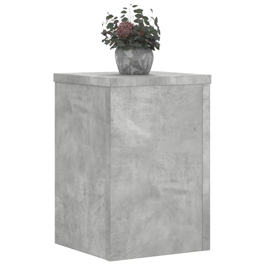 Supporti per Piante 2 pz Grigio 20x20x30 cm Legno Multistrato - homemem39