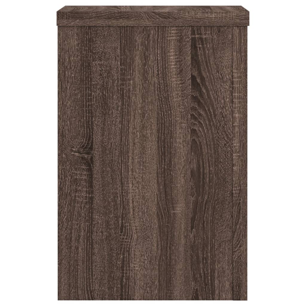 Supporti per Piante 2 pz Marrone 20x20x30 cm Legno Multistrato - homemem39