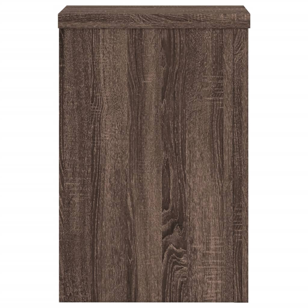 Supporti per Piante 2 pz Marrone 20x20x30 cm Legno Multistrato - homemem39