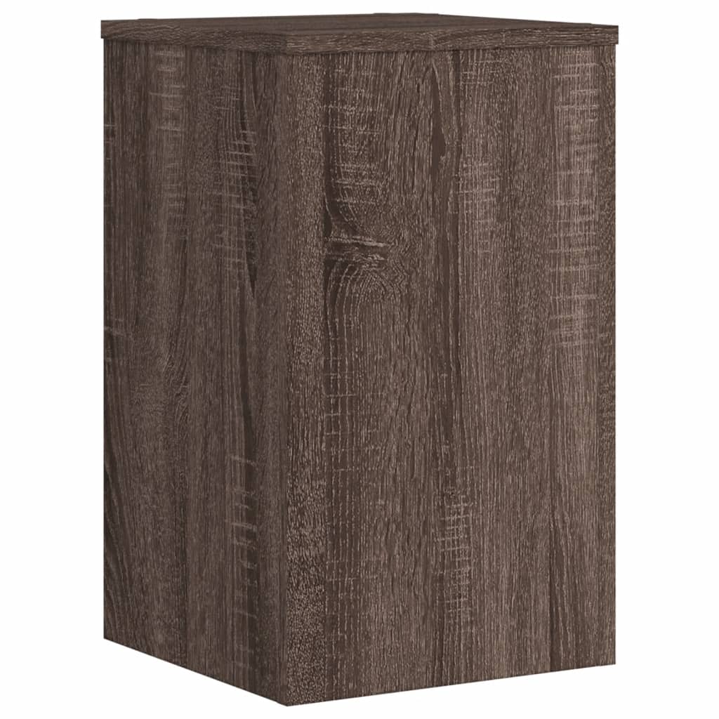 Supporti per Piante 2 pz Marrone 30x30x50 cm Legno Multistrato - homemem39