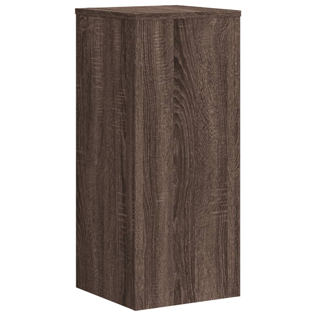 Supporti per Piante 2 pz Marrone 30x30x70 cm Legno Multistrato - homemem39