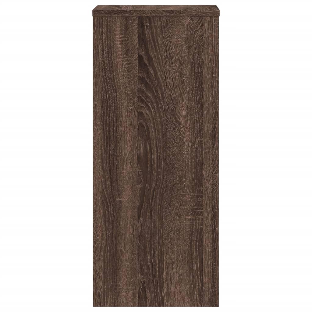 Supporti per Piante 2 pz Marrone 30x30x70 cm Legno Multistrato - homemem39