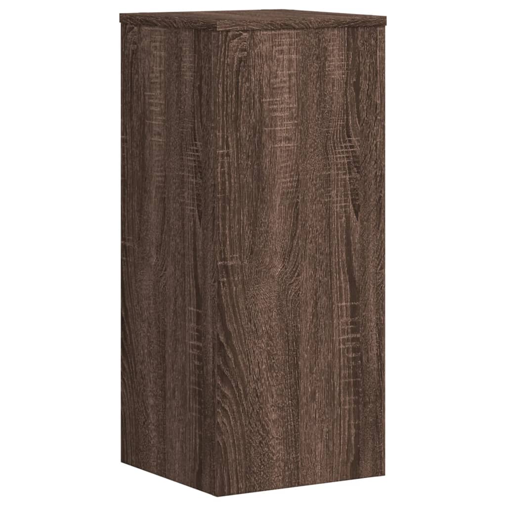 Supporti per Piante 2 pz Marrone 30x30x70 cm Legno Multistrato - homemem39