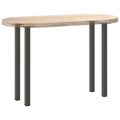 Gambe per Tavolino 4 pz Antracite 72-74 cm in Acciaio - homemem39