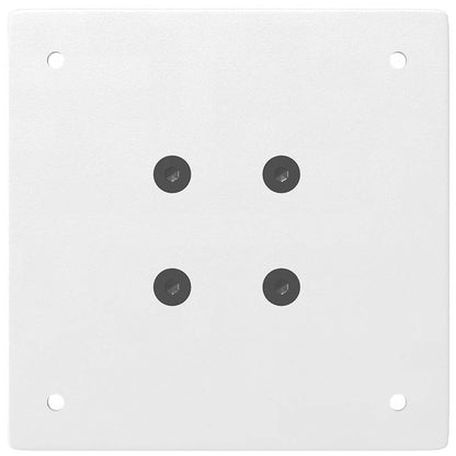 Gambe per Tavolino 4 pz Bianco 30-32 cm Acciaio - homemem39