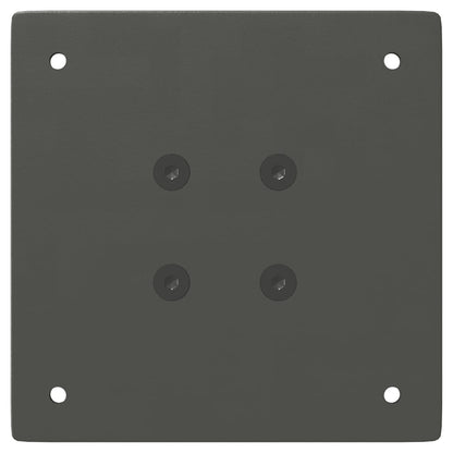 Gambe per Tavolino 4 pz Antracite 42 cm in Acciaio - homemem39