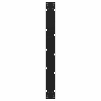 Gambe per Tavolo da Pranzo a V 3 pz Nero 80x(72-73,3)cm Acciaio - homemem39