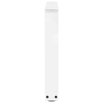 Gambe per Tavolo Pranzo a V 2 pz Bianco 50x(42-43,3)cm Acciaio - homemem39