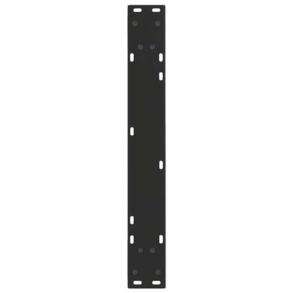 Gambe per Tavolo da Pranzo a V 3 pz Nero 70x(72-73,3)cm Acciaio - homemem39