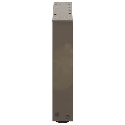Gambe Tavolino Caffè a U 2 pz 30x(30-31)cm in Acciaio - homemem39