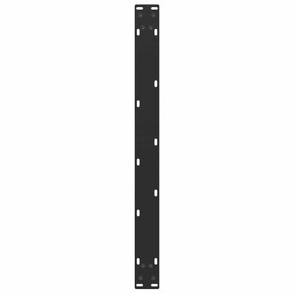 Gambe Tavolino Caffè a U 2 pz Nero 60x(42-43)cm Acciaio - homemem39