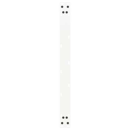 Gambe Tavolino Caffè a U 2 pz Bianco 70x(42-43) cm Acciaio - homemem39