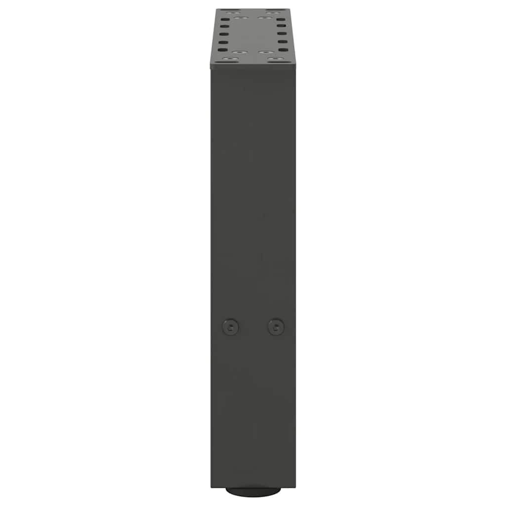 Gambe per Tavolino da Caffè Antracite 2 pz 40x(30-31)cm Acciaio - homemem39