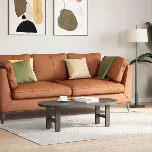 Gambe per Tavolino da Caffè Antracite 2 pz 40x(30-31)cm Acciaio - homemem39
