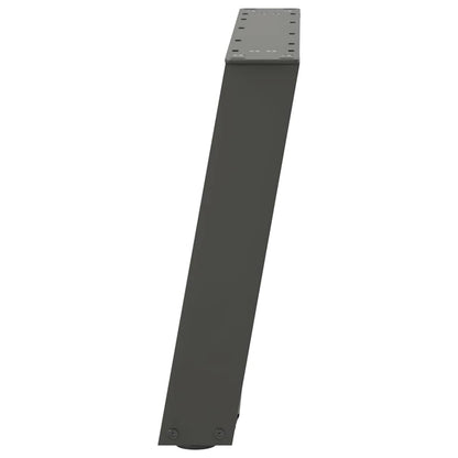 Gambe Tavolino Caffè a U 2 pz Antracite 50x(42-43) cm Acciaio - homemem39