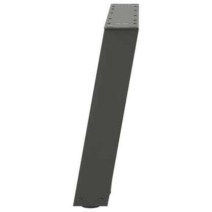 Gambe Tavolino Caffè a U 2 pz Antracite 60x(42-43) cm Acciaio - homemem39