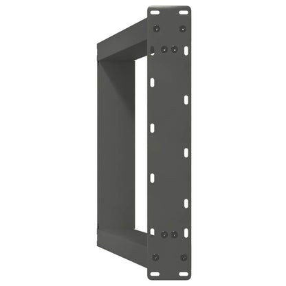 Gambe Tavolo Pranzo a U 2 pz Antracite 50x(72-73) cm Acciaio - homemem39