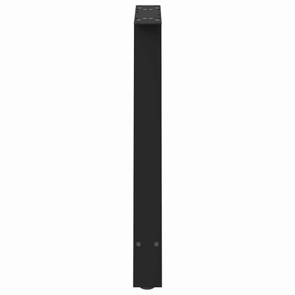 Gambe Tavolino da Caffè a A 2 pz Nero 70x(72-73) cm in Acciaio - homemem39