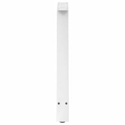 Gambe Tavolino da Caffè a A 2 pz Bianco 70x(72-73) cm Acciaio - homemem39
