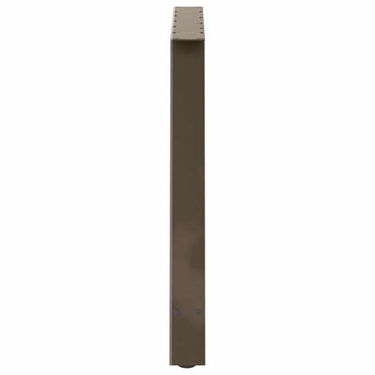 Gambe Tavolino da Caffè a A 2 pz 100x(72-73) cm Acciaio - homemem39