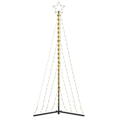 Albero di Natale a LED 339 LED Bianco Caldo 182 cm