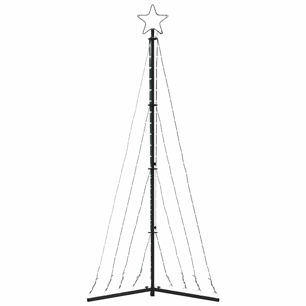 Albero di Natale a LED 339 LED Bianco Freddo 182 cm