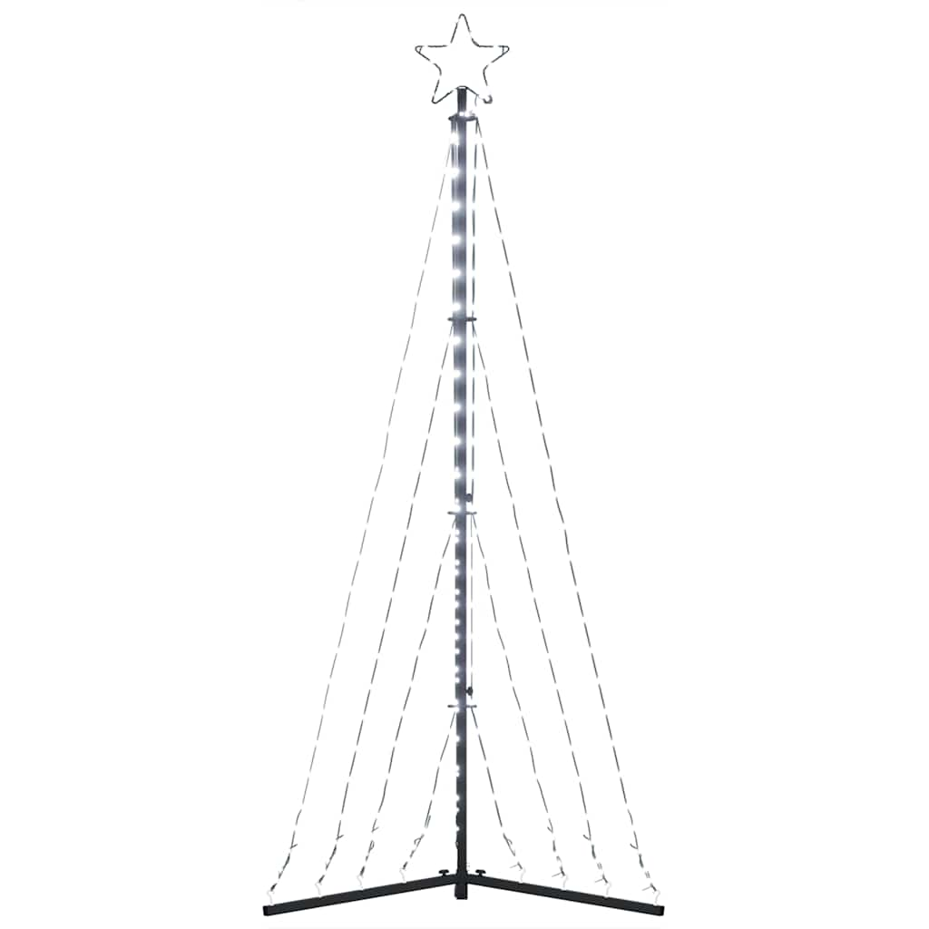 Albero di Natale a LED 339 LED Bianco Freddo 182 cm