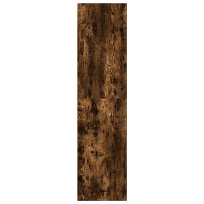 Armadio Rovere Fumo 80x50x200 cm in Legno Multistrato