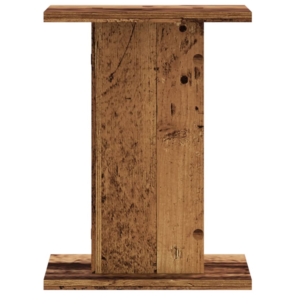 Supporti per Piante 2 pz Legno Vecchio 30x30x40 cm Truciolato