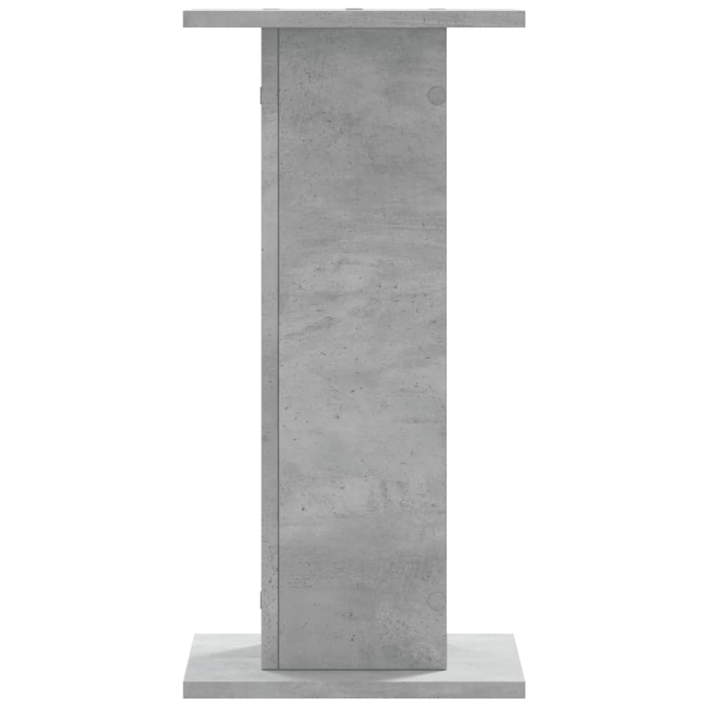 Supporti per Piante 2 pz Grigio Cemento 30x30x60 cm Truciolato