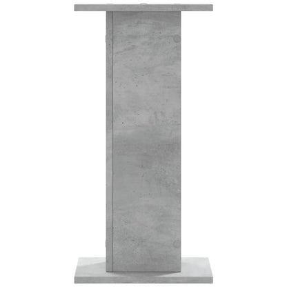 Supporti per Piante 2 pz Grigio Cemento 30x30x60 cm Truciolato