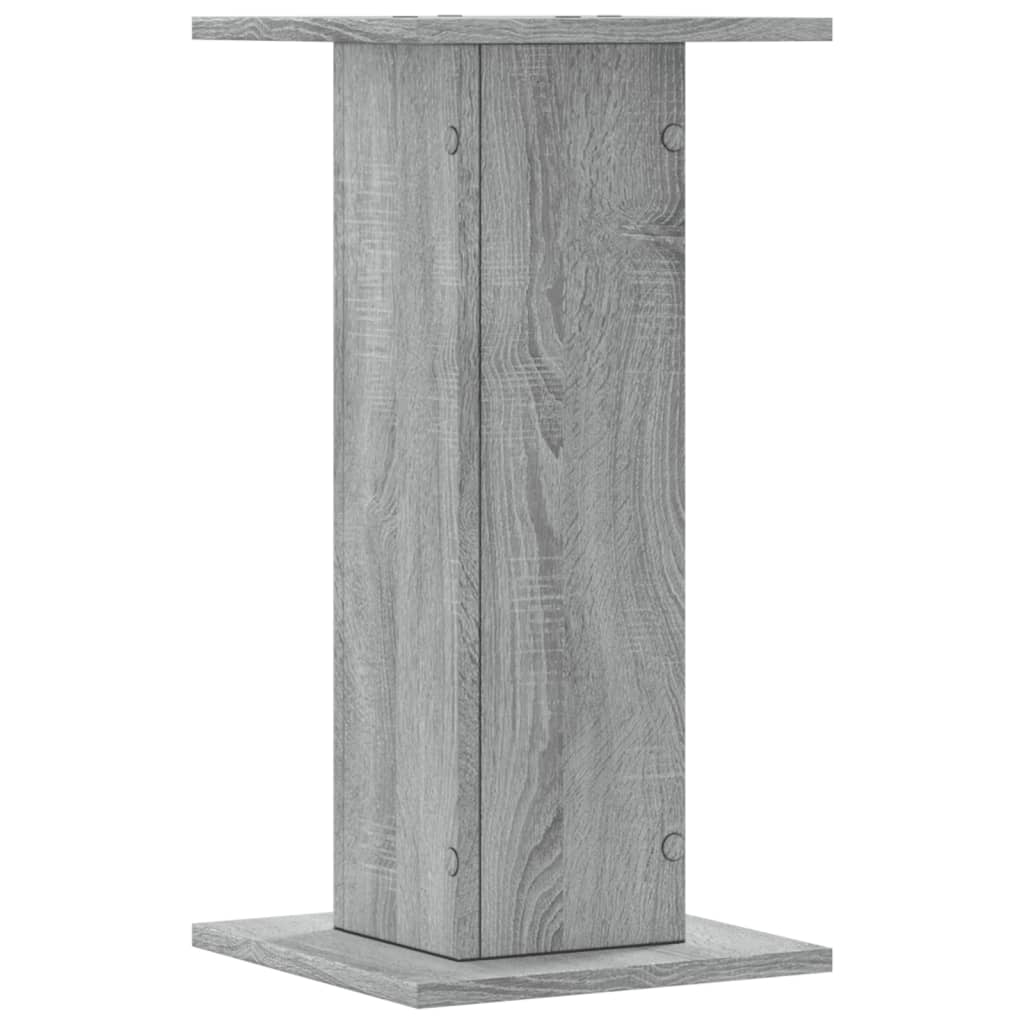 Supporti per Piante 2 pz Grigio Sonoma 30x30x60cm in Truciolato