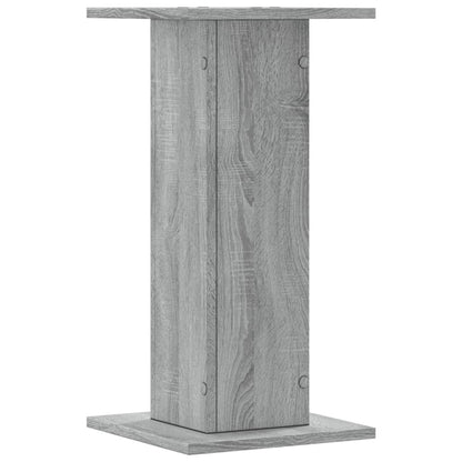 Supporti per Piante 2 pz Grigio Sonoma 30x30x60cm in Truciolato