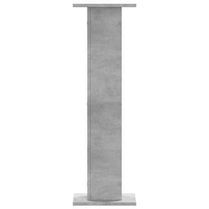 Supporti per Piante 2 pz Grigio Cemento 30x30x95 cm Truciolato