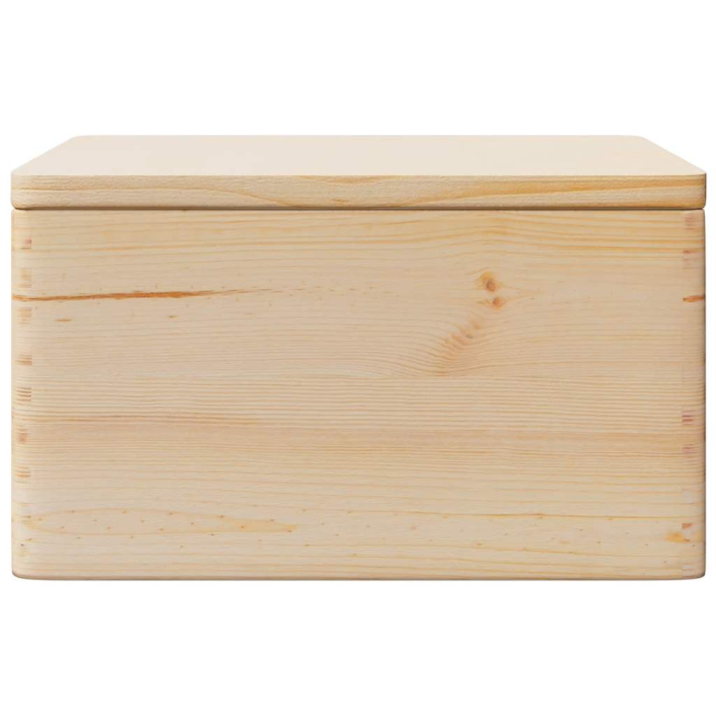 Scatola in Legno con Coperchio 40x30x23 cm Legno Massello Pino - homemem39